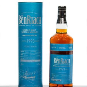 BenRiach 1993 Aged 22 Years Single Cask 7937 Batch 13 Claret Hogshead Speyside Single Malt Scotch Whisky (700ml)