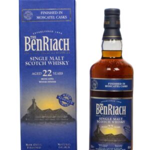 BenRiach Aged 22 Years Moscatel Wood Finish Single Malt Scotch Whisky (700ml)