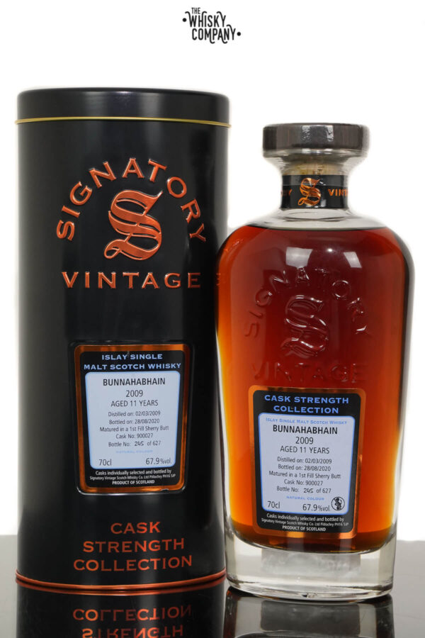 Bunnahabhain 2009 Aged 15 Years Single Malt Scotch Whisky – Signatory Vintage (700ml)
