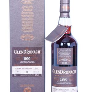 GlenDronach 1990 Aged 31 Years Single Malt Scotch Whisky – Batch 19 Cask No. 7423 (700ml)