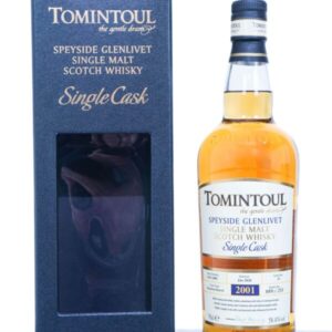 Tomintoul 2001 Aged 19 Years Speyside Single Cask Single Malt Scotch Whisky – Cask No. 37 (700ml)